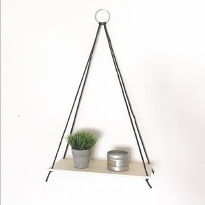 Wood Hanging Shelf